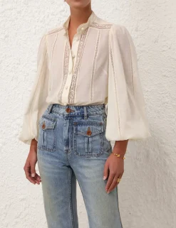 Halliday Lace Trim Shirt