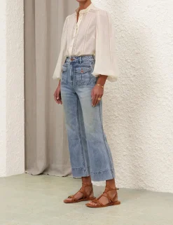 Halliday Lace Trim Shirt