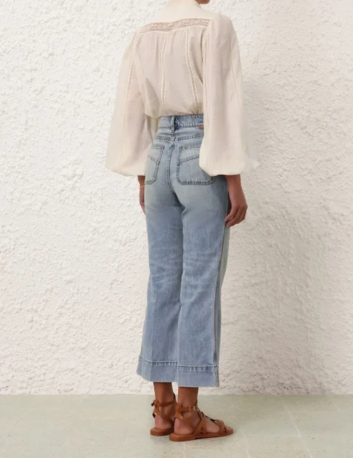 Halliday Lace Trim Shirt