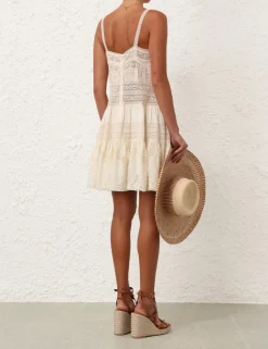 Halliday Lace Trim Short Dress