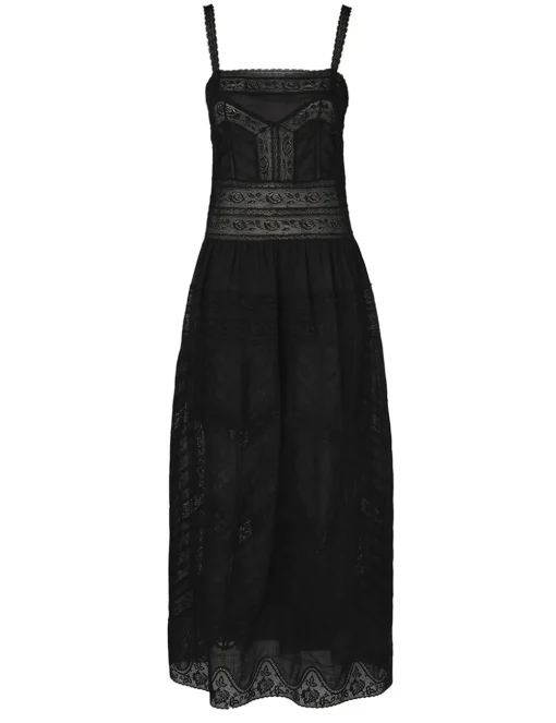 Halliday Lace Trim Slip Dress