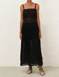 Halliday Lace Trim Slip Dress