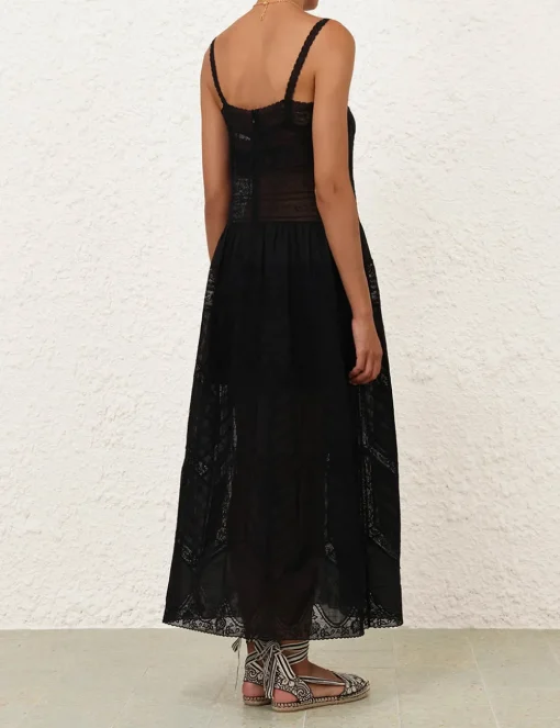 Halliday Lace Trim Slip Dress