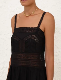 Halliday Lace Trim Slip Dress