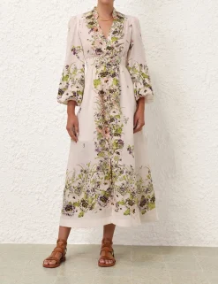 Halliday Plunge Midi Dress