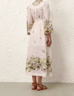 Halliday Plunge Midi Dress