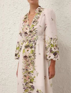 Halliday Plunge Midi Dress