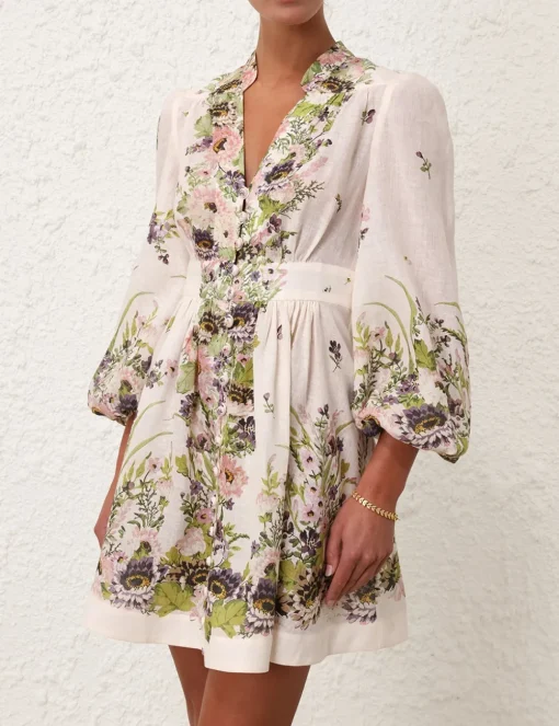 Halliday Plunge Mini Dress