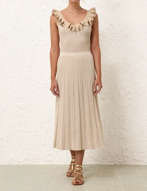 Halliday Rib Midi Skirt