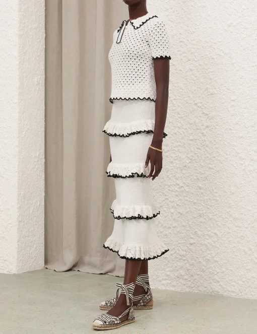 Halliday Scallop Frill Skirt