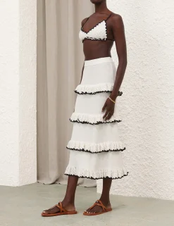 Halliday Scallop Frill Skirt