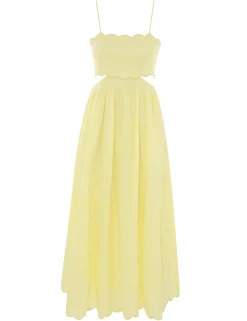 Halliday Scallop Midi Dress