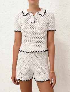 Halliday Scallop Polo