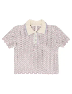 Halliday Textured Knit Polo