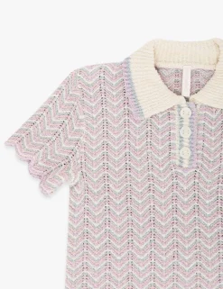 Halliday Textured Knit Polo