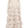 Halliday Tiered Ruffle Gown