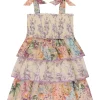 Halliday Tiered Shirred Dress