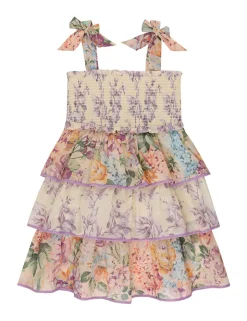 Halliday Tiered Shirred Dress