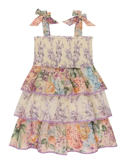Halliday Tiered Shirred Dress