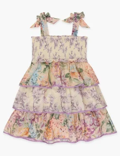 Halliday Tiered Shirred Dress