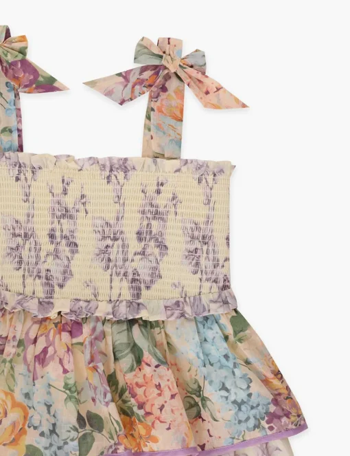 Halliday Tiered Shirred Dress