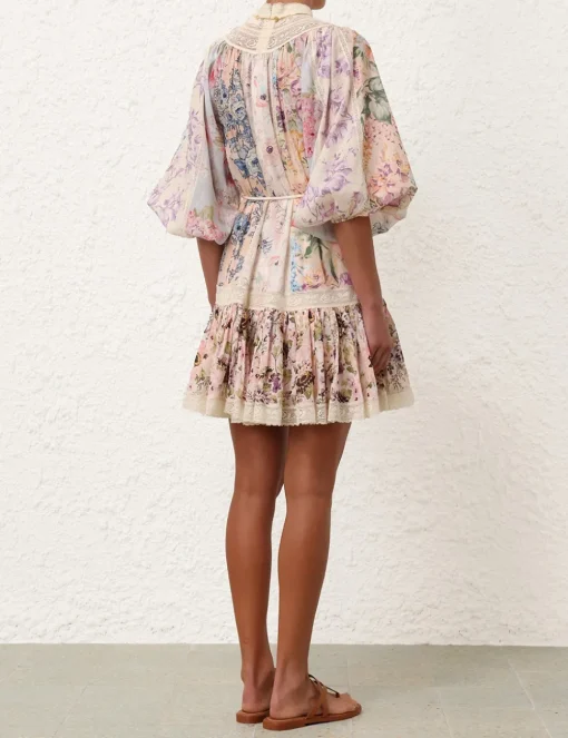 Halliday Yoke Mini Dress