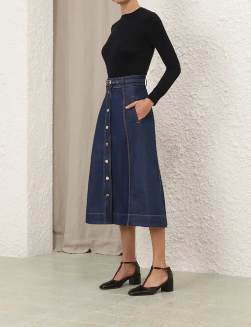 Illustration A Line Skirt