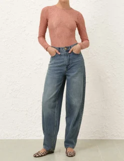 Illustration Barrel Jean