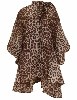 Illustration Billow Mini Dress