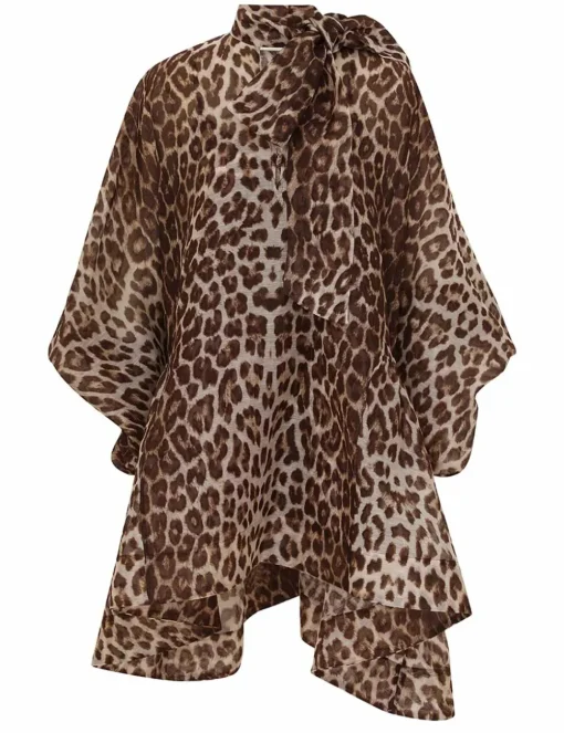 Illustration Billow Mini Dress