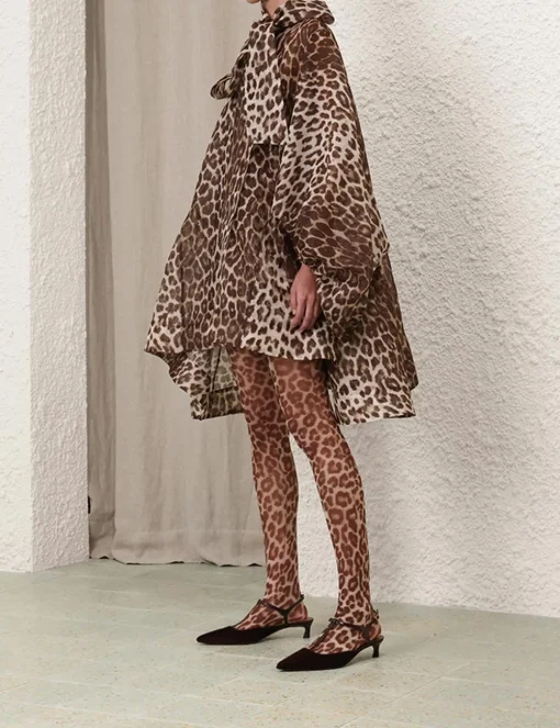 Illustration Billow Mini Dress