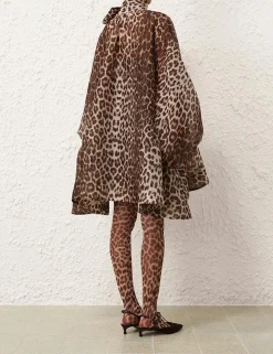 Illustration Billow Mini Dress