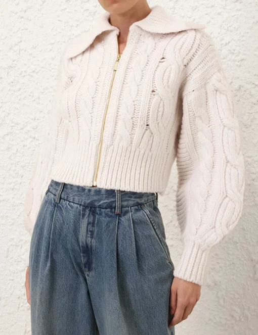 Illustration Cable Cardigan
