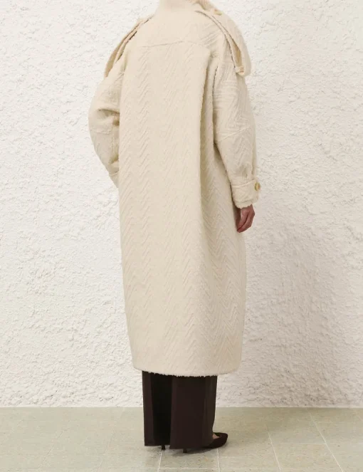 Illustration Chevron Coat