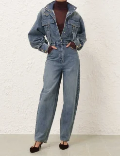 Illustration Denim Boilersuit