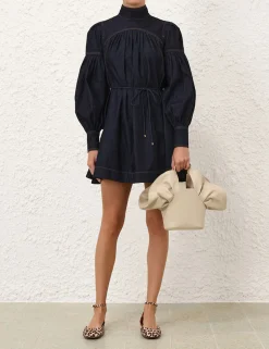 Illustration Denim Dress
