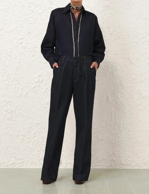 Illustration Denim Pant