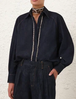 Illustration Denim Shirt