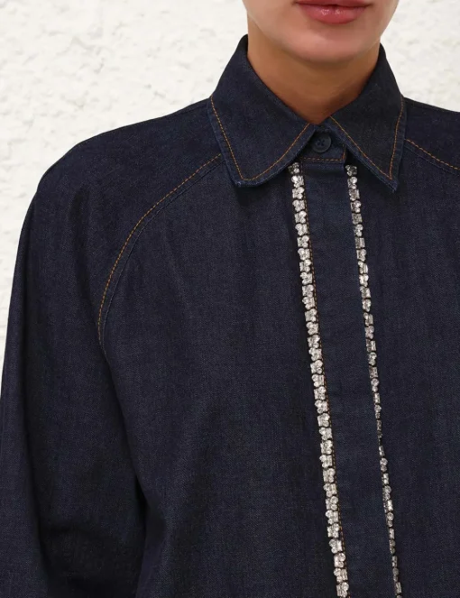 Illustration Denim Shirt