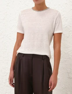 Illustration Embellished Tee