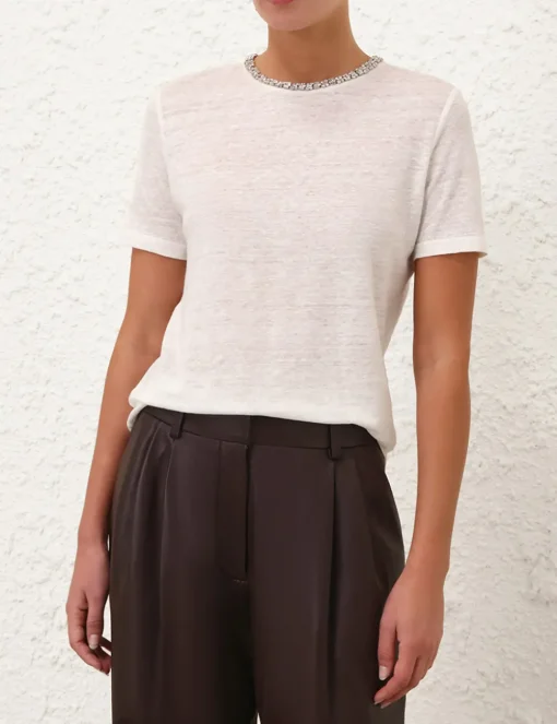 Illustration Embellished Tee