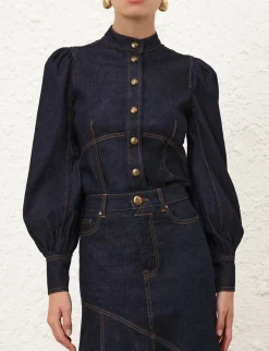 Illustration Fitted Blouse