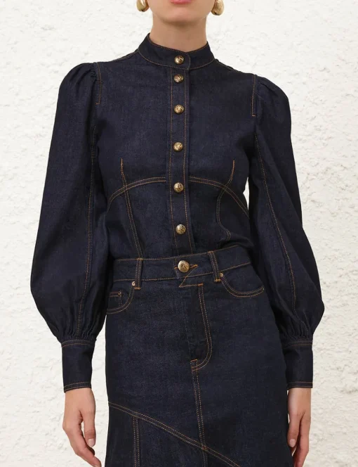 Illustration Fitted Blouse