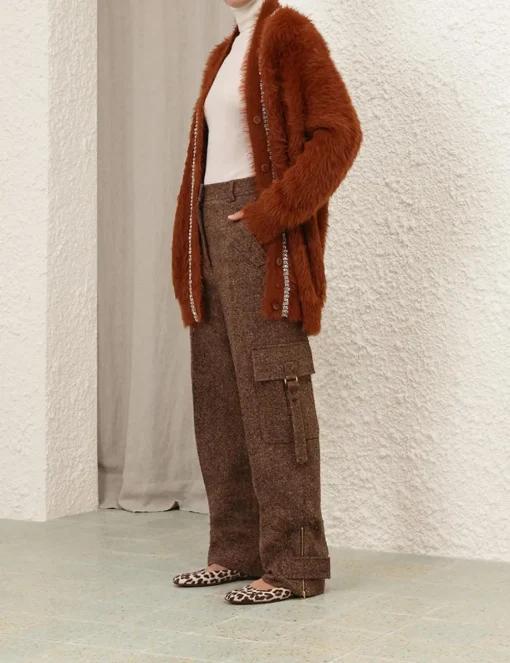 Illustration Fluffy Cardigan
