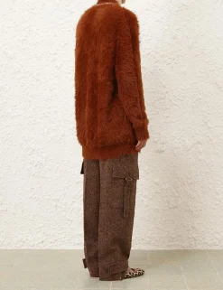 Illustration Fluffy Cardigan
