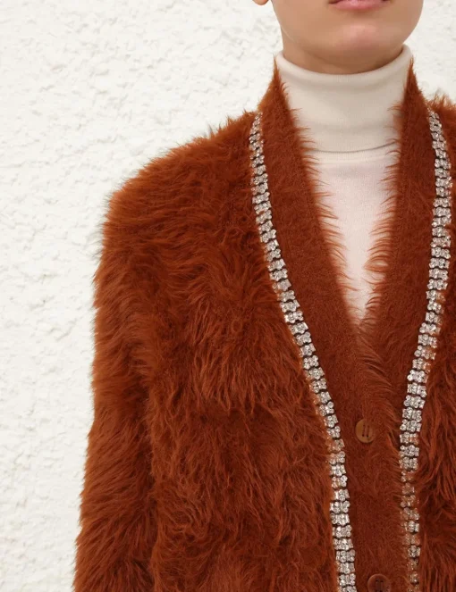 Illustration Fluffy Cardigan