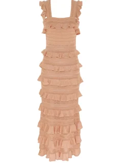 Illustration Frilled Dress