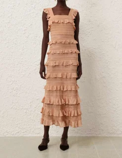 Illustration Frilled Dress