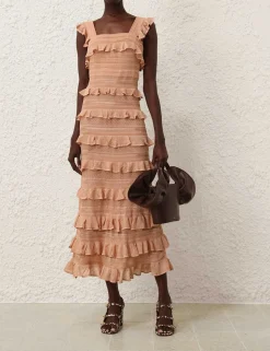 Illustration Frilled Dress