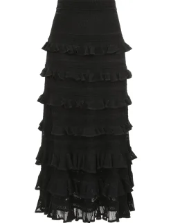 Illustration Frilled Skirt